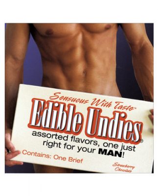 Edible Undies for Men Strawberry Chococlate