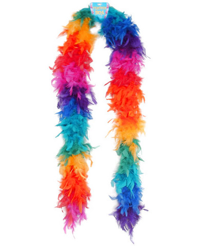 Feather Boa 72" - Rainbow