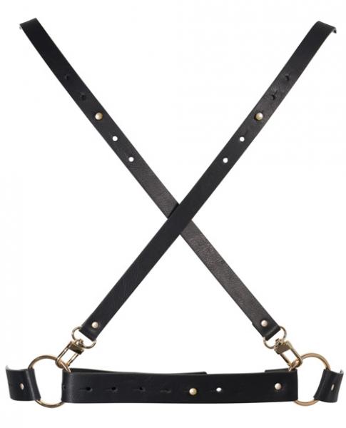 Bijoux Indiscrets Maze X Harness Black