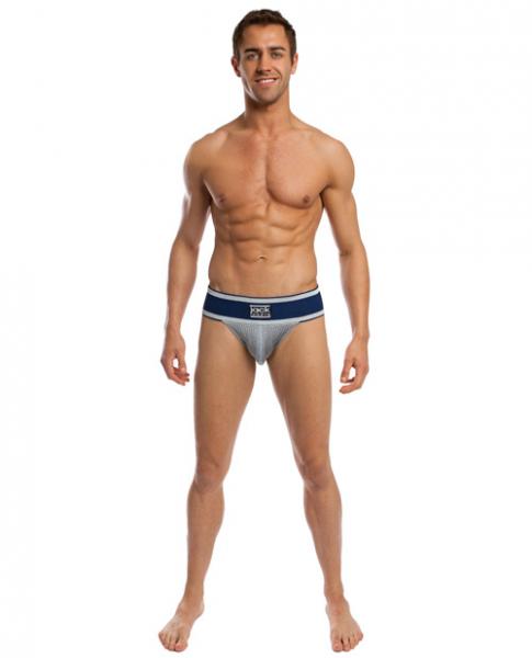 Jack Adams Athletic 2.0 Jock Strap Gray/Navy Sm