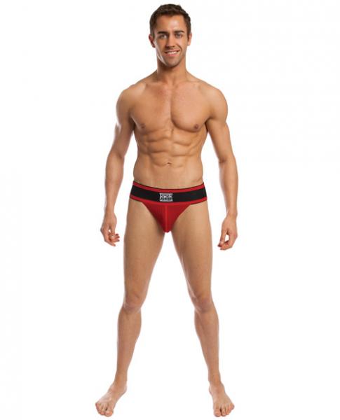 Jack Adams Athletic 2.0 Jock Strap Red/Black Sm