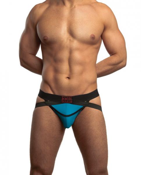 Jack Adams All Sport X Fly Jock Dirty Blue Black Md