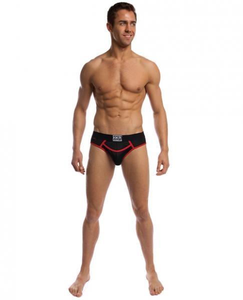 Flex Fit Army Briefs Black/Red XL