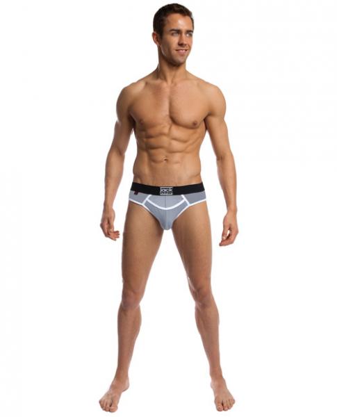 Flex Fit Army Briefs Gray/White Medium