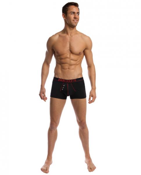 Navy Boxer Brief Black/Red Small