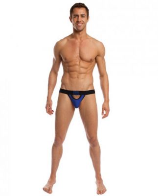 Punter Bodyflex Jock Strap Blue/Black XL