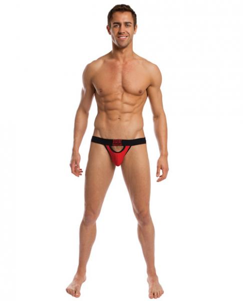 Punter Bodyflex Jock Strap Red/Black XL