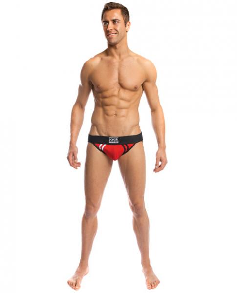 Jack Adams Team Jockstrap Red/Black Medium