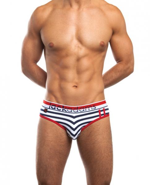 Jack Adams Triumph Briefs Navy/White Large