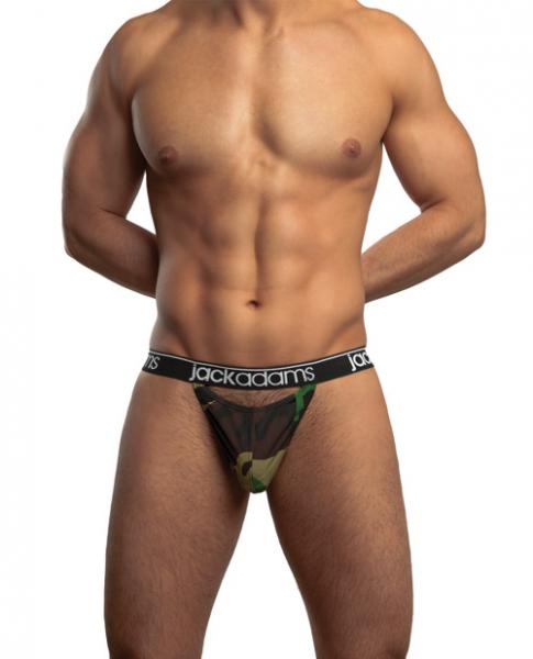 Jack Adams Flyer Thong Briefs Camo Large