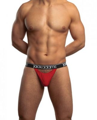 Jack Adams Flyer Thong Briefs Red XL