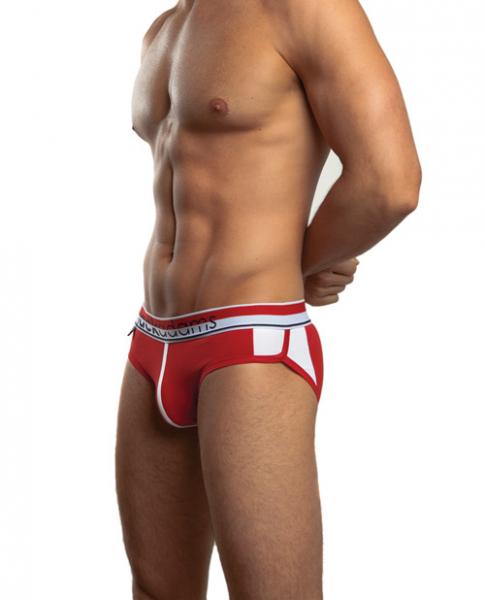 Jack Adams Relay Briefs Red White Large