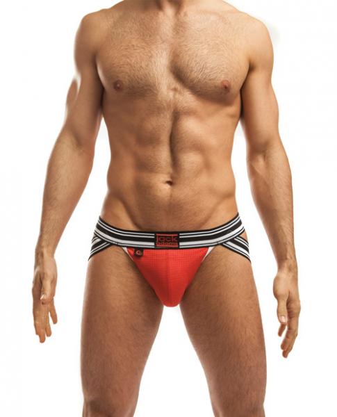 Jack Adams Sport Tek Jock Strap Red Large