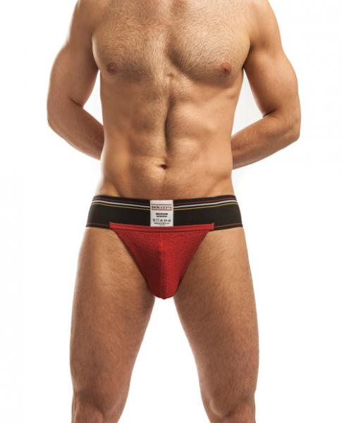 Jack Adams Rugger Jock Strap Red Black Small