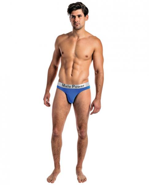 Modal Basics Lo Rise Thong Blue L/XL