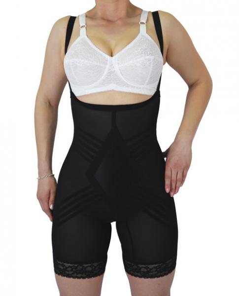 Rago Shapewear Wear Your Own Bra Body Shaper Black 2X