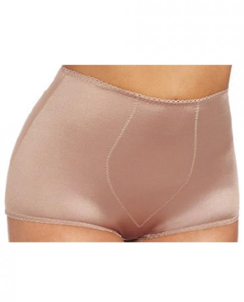 Rago Shapewear Rear Shaper Panty Light Shaping Contour Pads Mocha XL