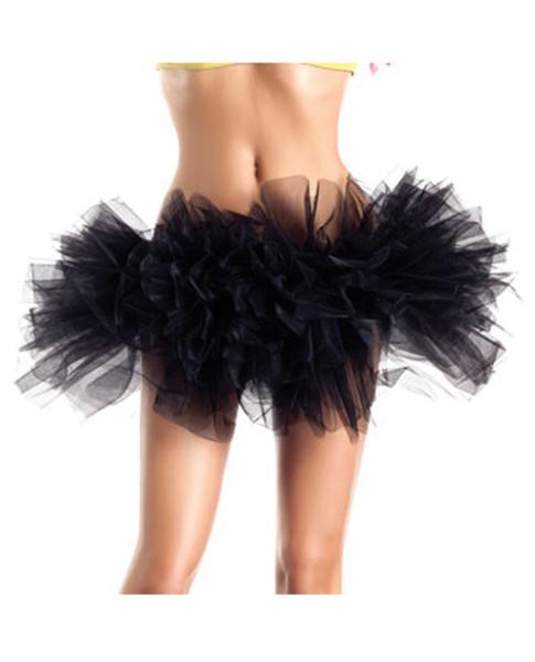 Layered Organza Tutu Black O/S