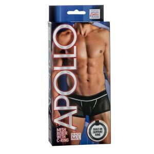 Apollo Mesh Boxer with C-Ring Black M/L