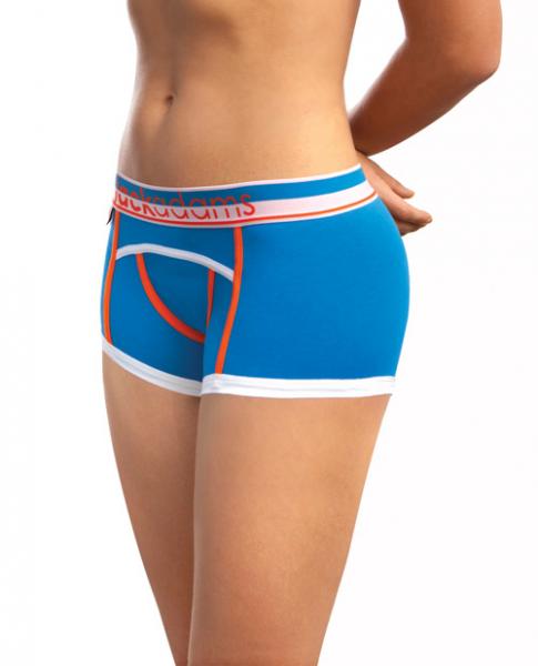 Jack Adams Women's Cross Train Boyshorts Surf Blue Lg